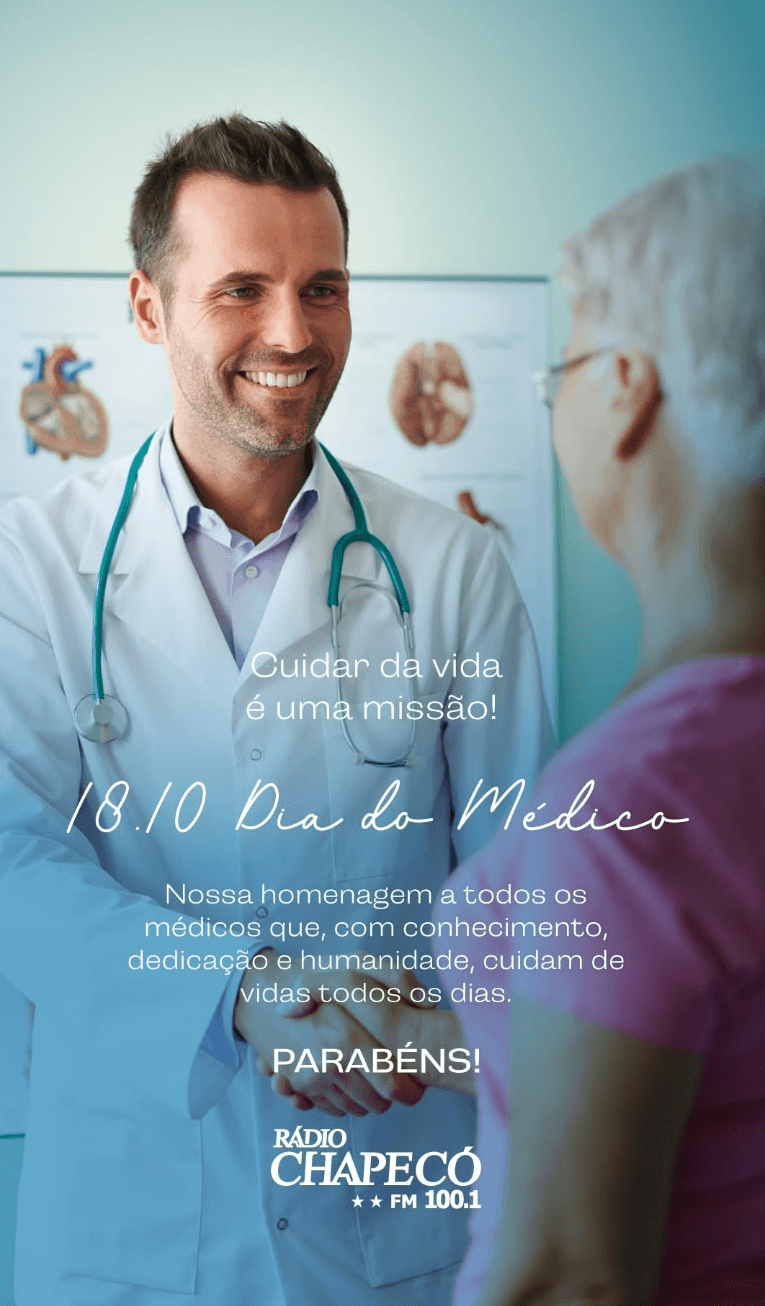 Dia do Médico valoriza profissionais que fazem de Chapecó referência em saúde