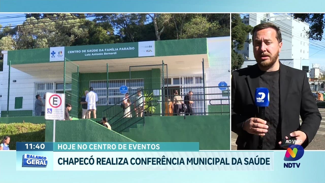 Conferência Municipal debate futuro da saúde pública em Chapecó