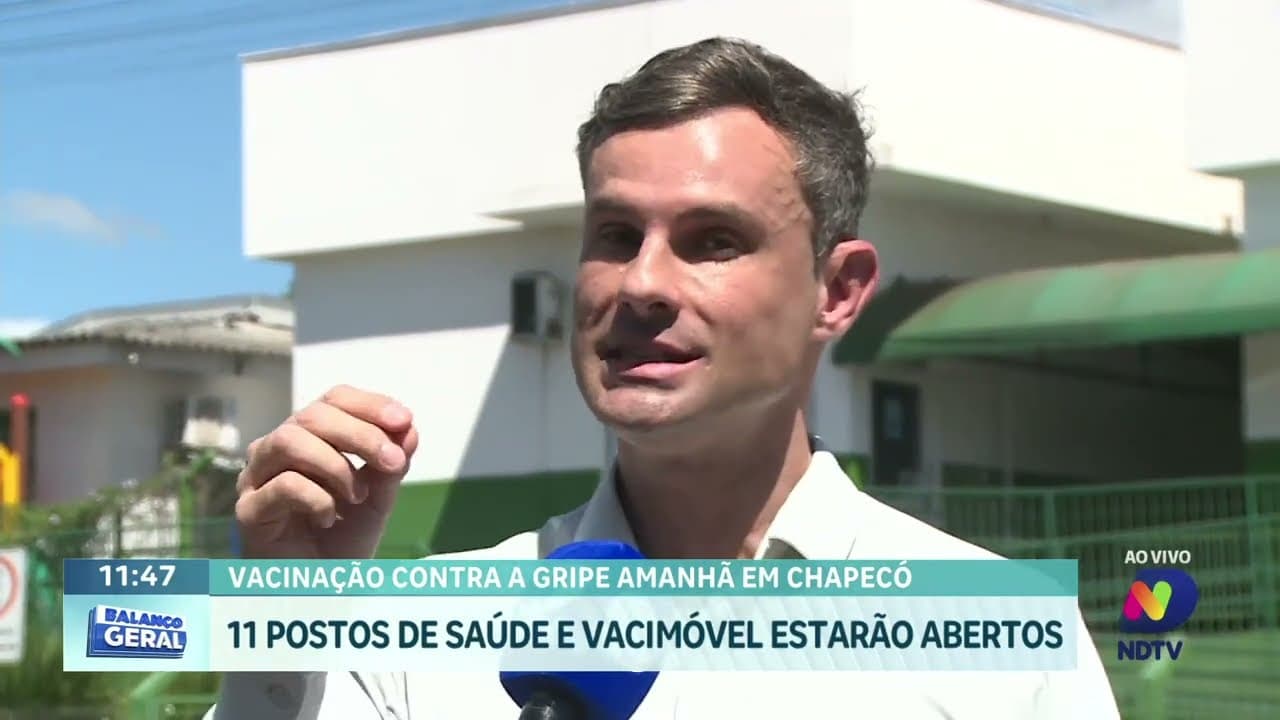 Dia D da gripe em Chapecó terá vacimóvel e 11 unidades abertas