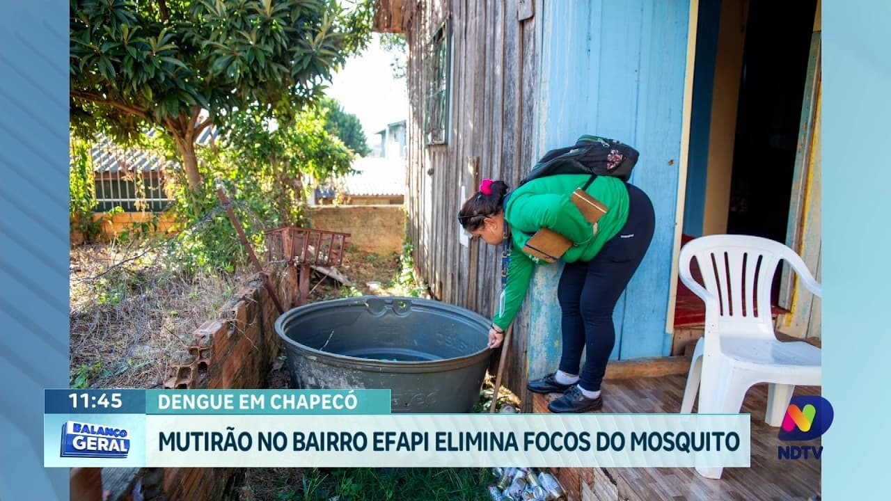 Chapecó promove vacinação contra gripe e reforça ações anti-dengue