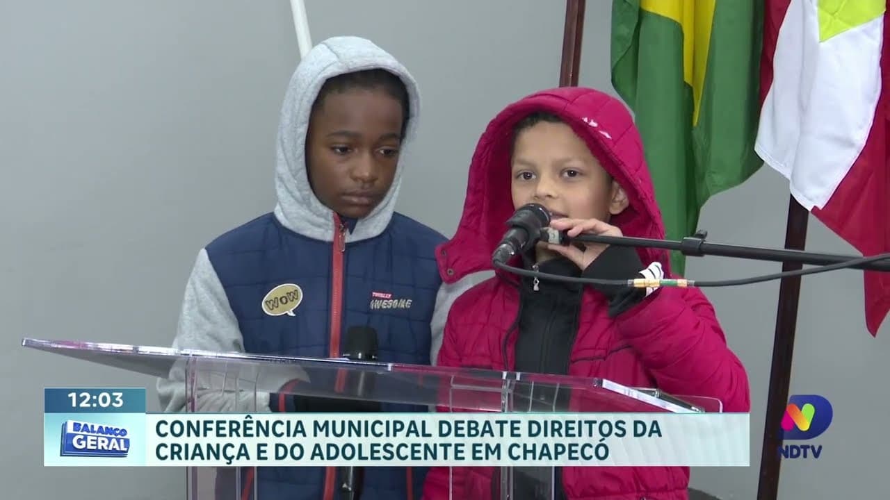 Chapecó debate futuro de crianças e adolescentes em conferência municipal