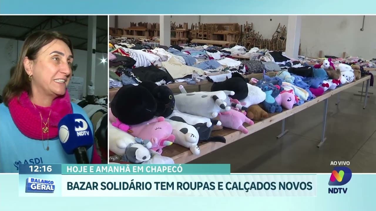 Bazar Solidário em Chapecó Promove Acessibilidade e Apoio Comunitário