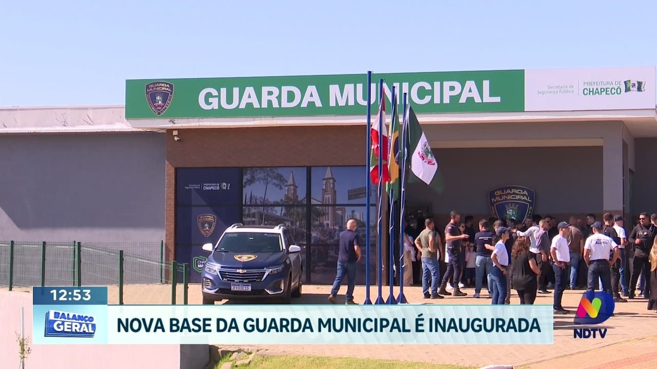 Nova base da Guarda é inaugurada em Chapecó