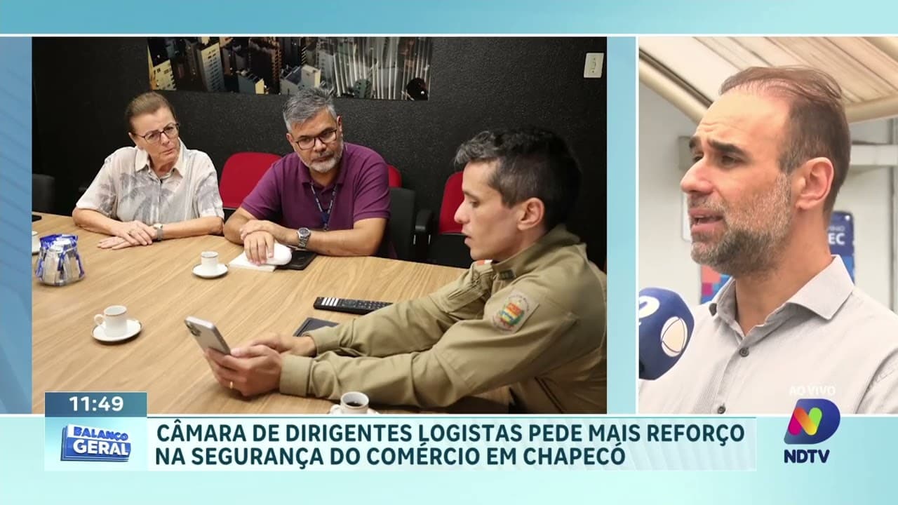 Comércio de Chapecó cobra reforço na segurança pública