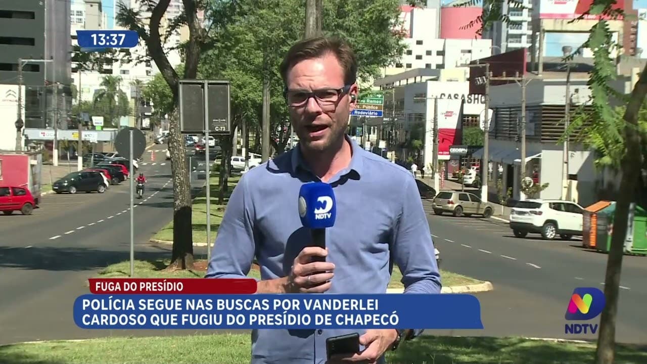 Polícia procura detento que fugiu do presídio de Chapecó no domingo