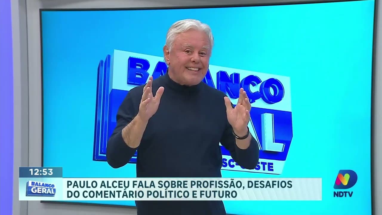 Paulo Alceu debate futuro do jornalismo e desafios do comentário político em Chapecó