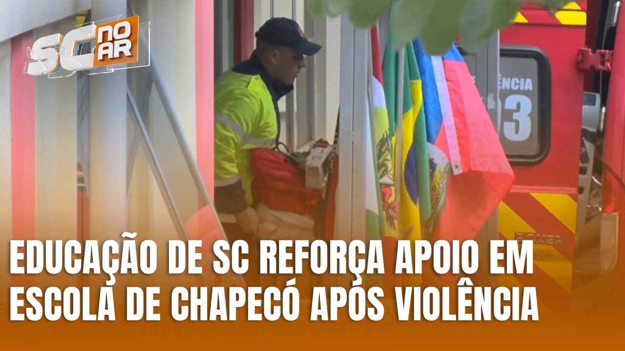Violência em escola de SC: Estado anuncia reforço após morte de adolescente em Chapecó