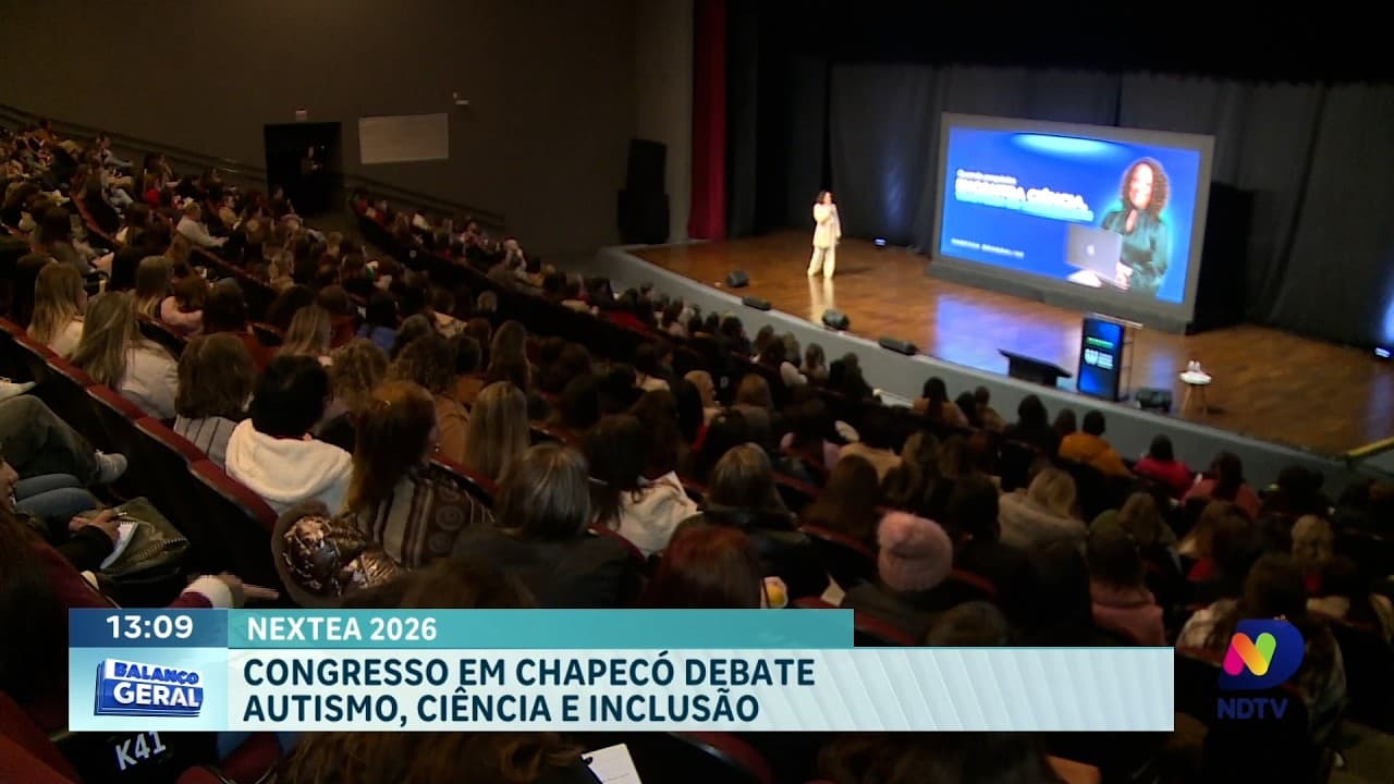 Congresso NexTEA em Chapecó debate inclusão e qualidade de vida para pessoas com TEA