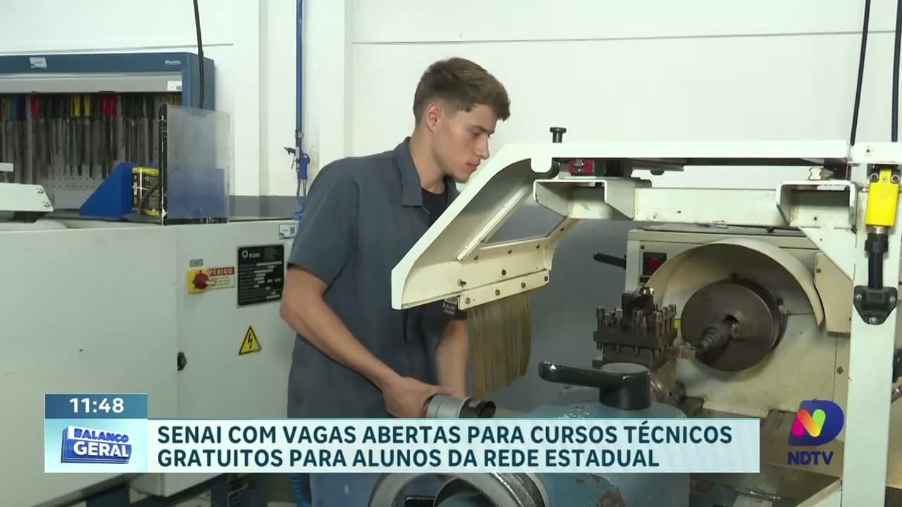 Cursos técnicos gratuitos do SENAI têm vagas em Chapecó