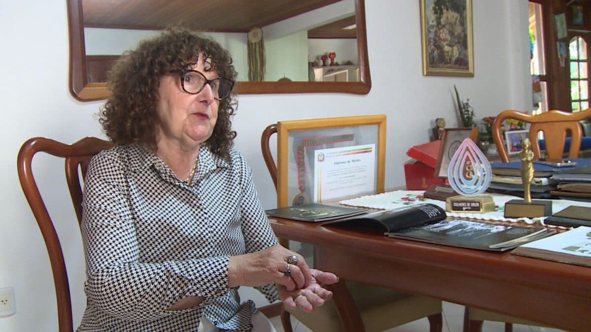 ‘Com os olhos do coração’: 1ª mulher a chefiar Chapecó fala dos 109 anos