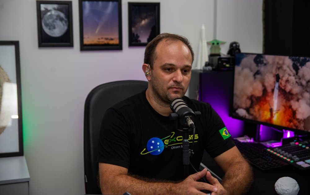 Educa Chapecó Play promoveu live sobre a Olimpíada Brasileira de Astronomia e Astronáutica - Prefeitura de Chapecó