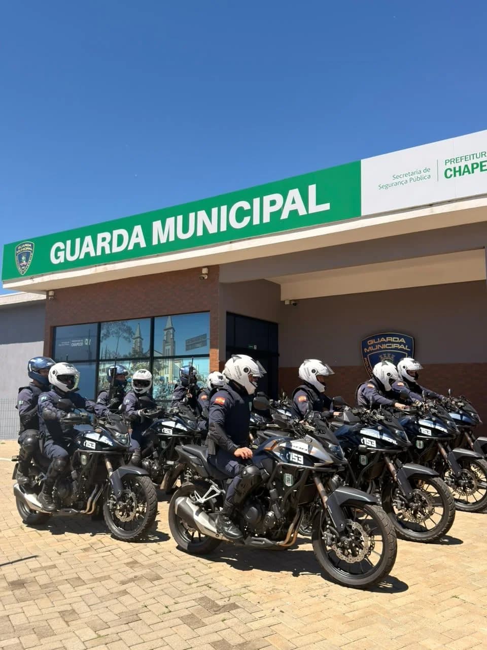 Chapecó amplia efetivo da Guarda Municipal com 10 novos agentes de moto