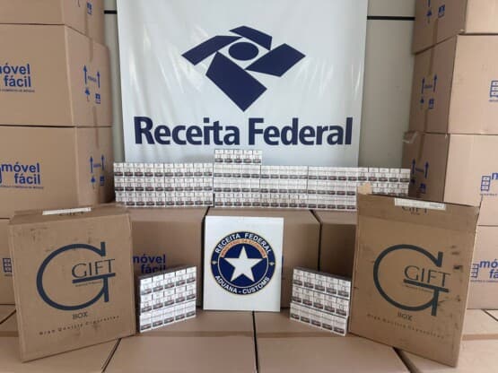Receita Federal apreende 48 mil maços de cigarros contrabandeados em Chapecó