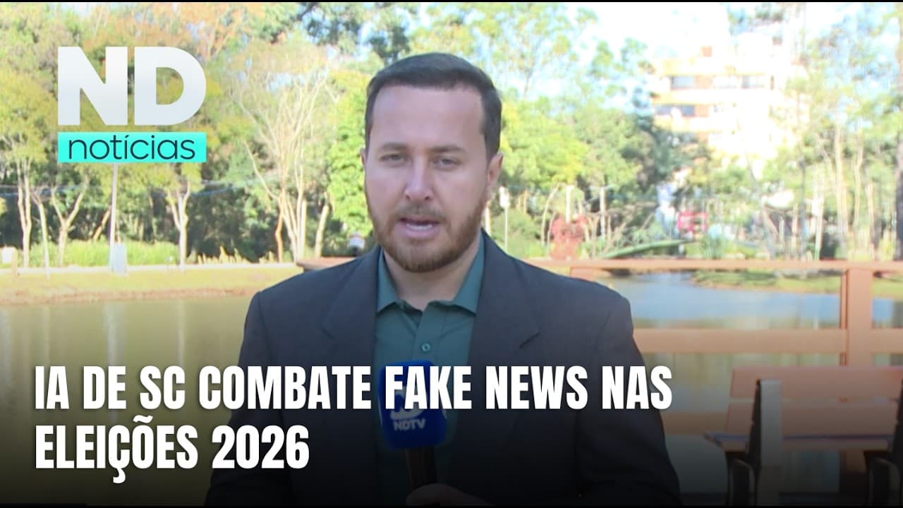 Fake news e IA desafiam eleições de 2026; solução nasce em Chapecó