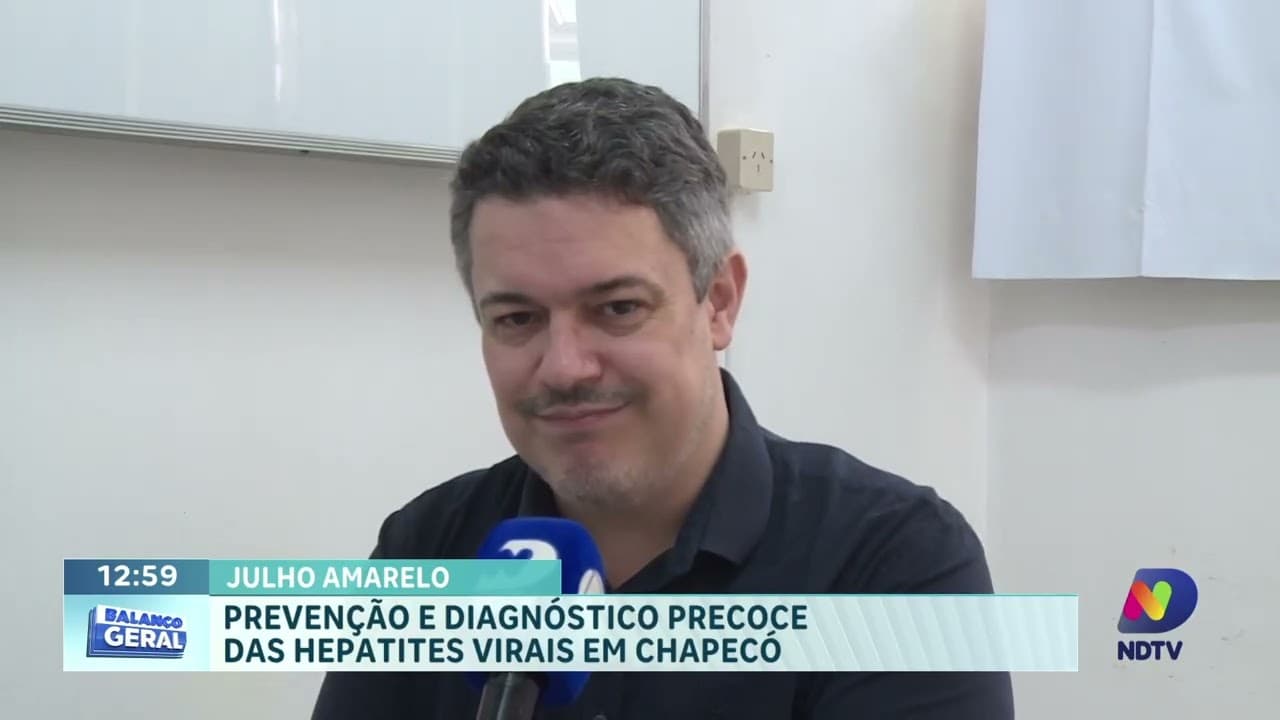 Julho Amarelo: Chapecó intensifica ações de prevenção e diagnóstico de hepatites virais