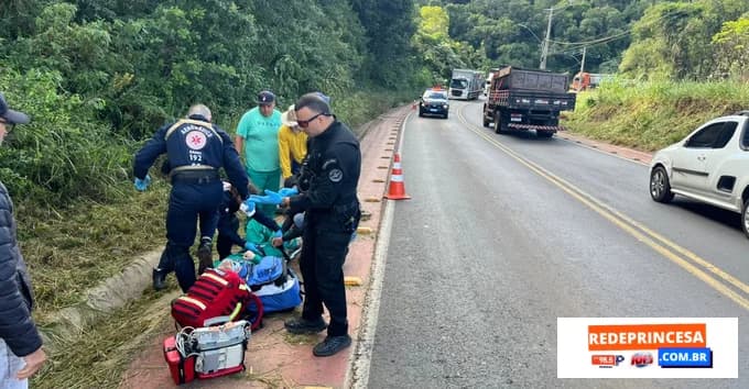 Homem fica gravemente ferido ao ser atropelado por caminhão em Chapecó - Rede Princesa Xanxerê